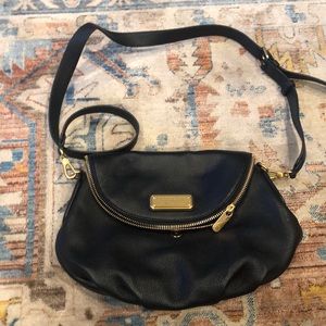 MARC BY MARC JACOBS black pebbled leather purse